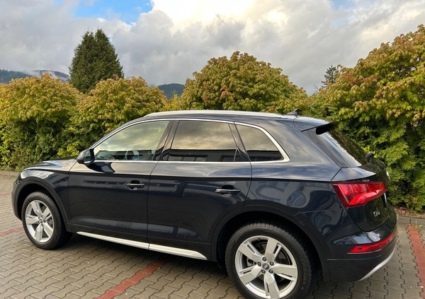 Audi Q5 cena 132800 przebieg: 98787, rok produkcji 2019 z Miłosław małe 436